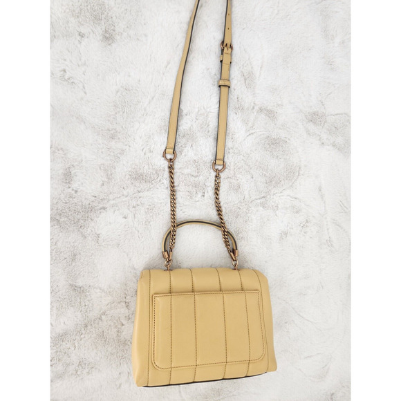 Authentic Tory Burch Kira Small Top-Handle Satchel Beeswax - Picture 3 of 16